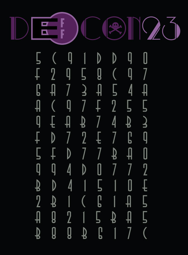 EFF's DC23 Shirt Front