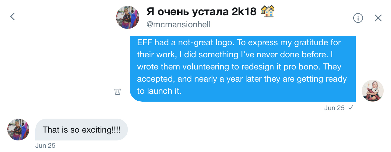 "That is so exciting!!!!"