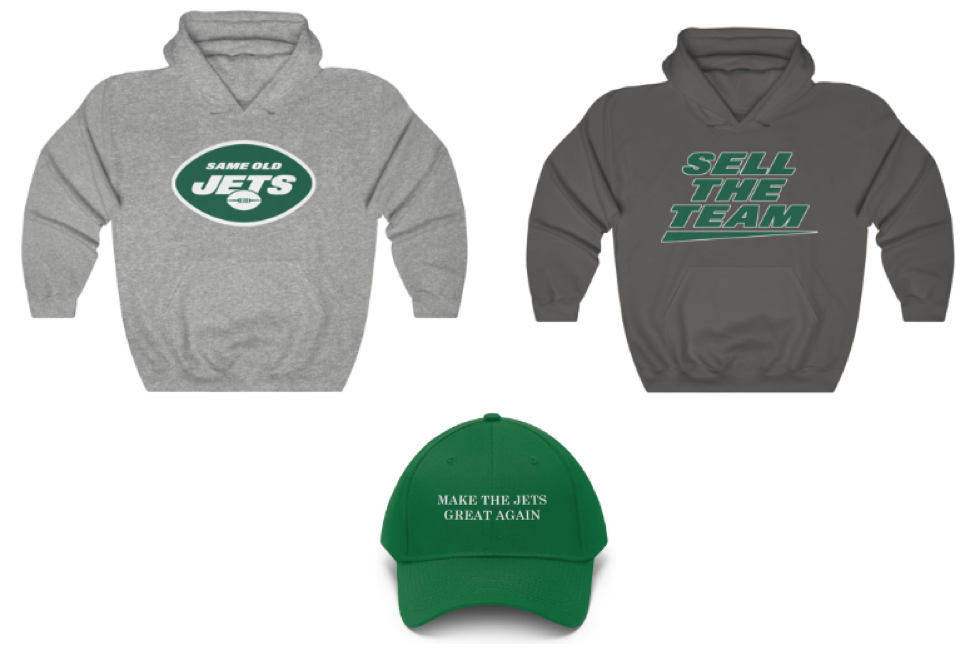 hat with "make the jets great again"